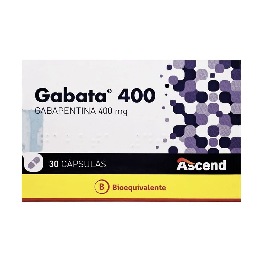 Product image of Gabata - Gabapentina 400 mg 30 Cápsulas