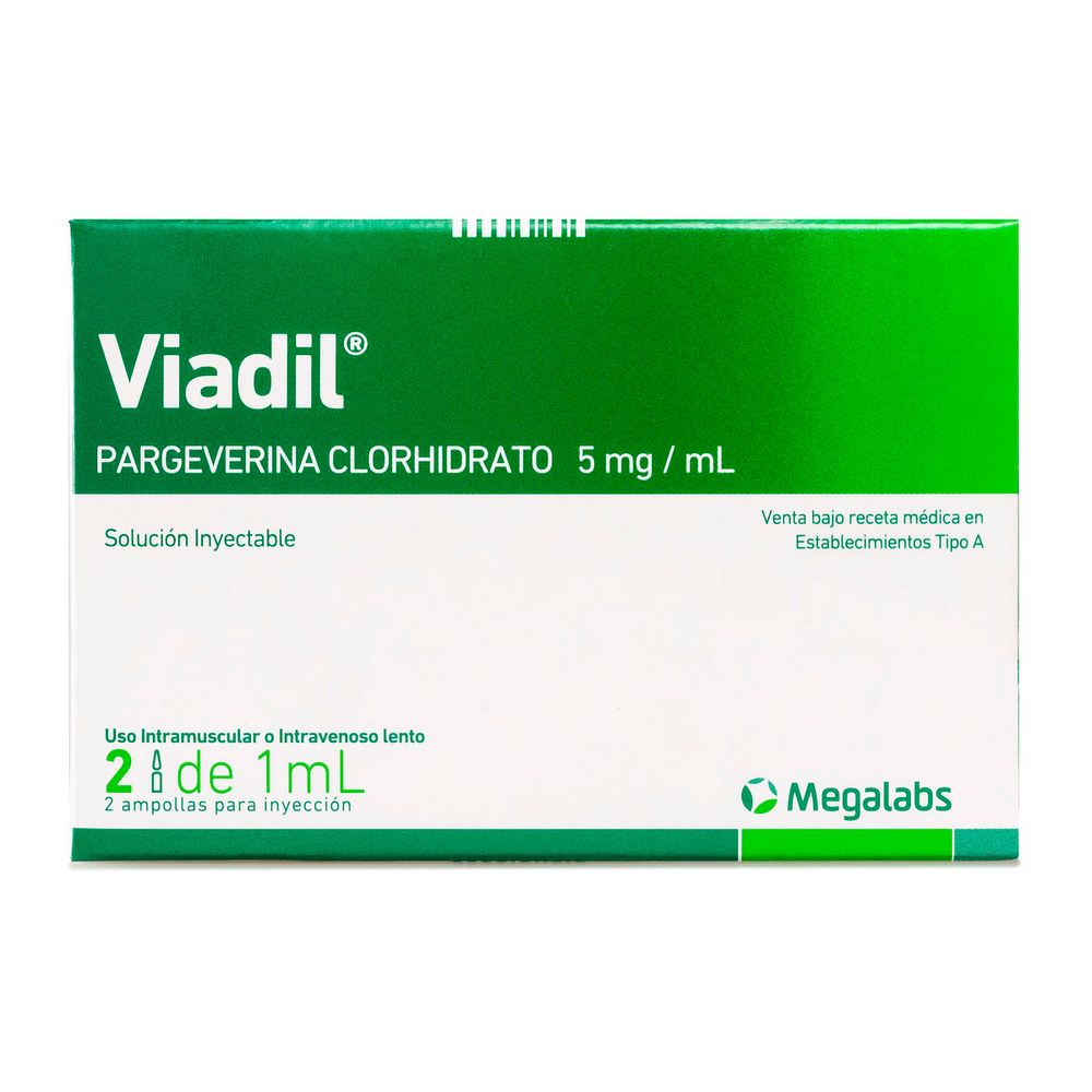 Viadil - Pargeverina Clorhidrato 5 mg / ml Solución Inyectable