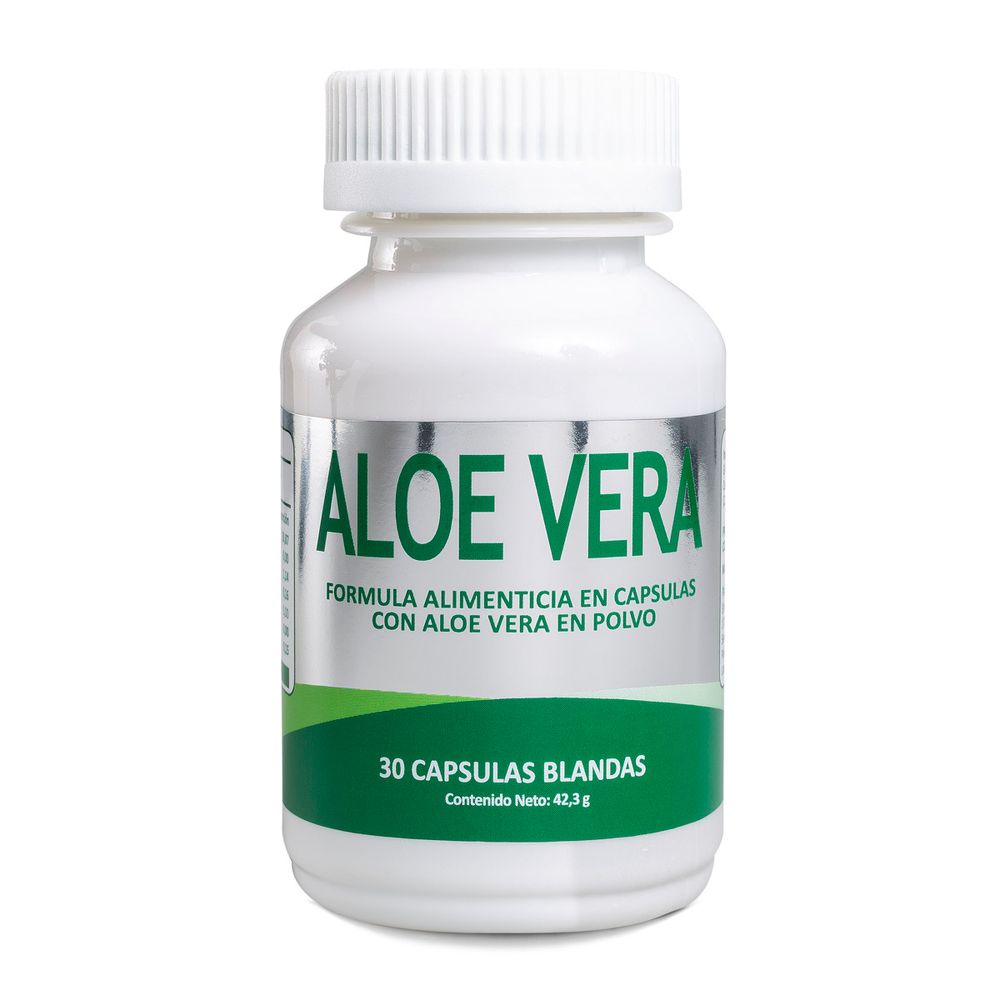 Aloe Vera Gel 25 mg - 30 Cápsulas