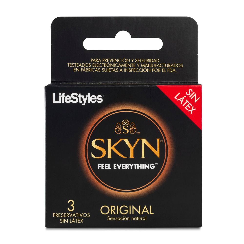 Product image of Skyn Original - Condón Sin Latex Lubricado 3 Piezas