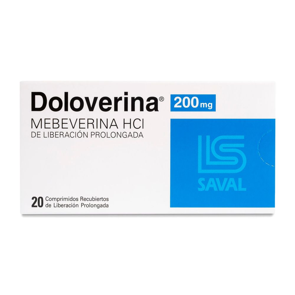 Meditoina Lp - Mebeverina 200 mg - 20 Comprimidos Liberación Prolongada