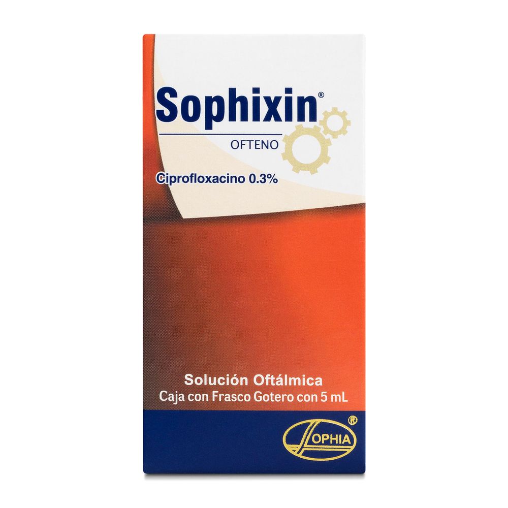 Sophixin - Ciprofloxacino 0.3% Solución Oftálmica 5 ml