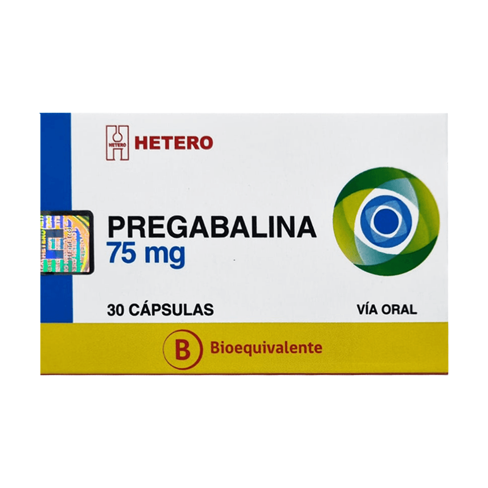Product image of Pregabalina 75 mg - 30 Cápsulas