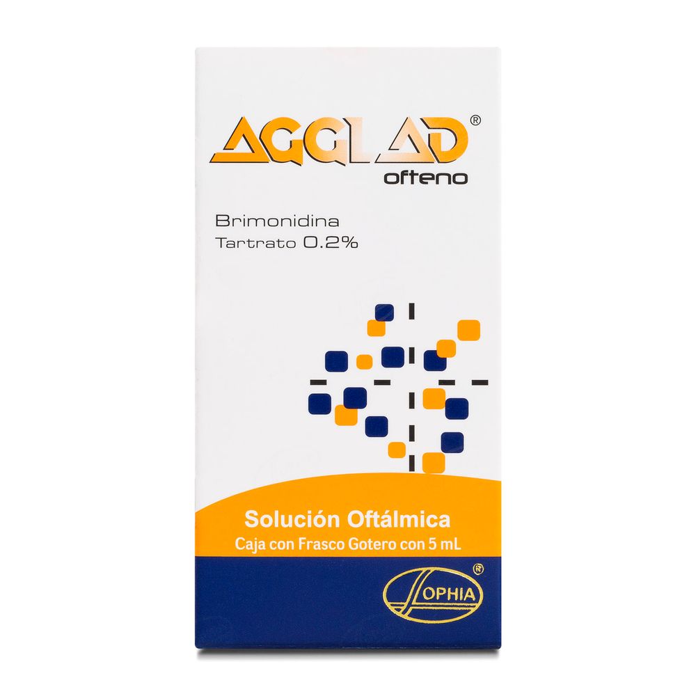 Product image of Agglad Ofteno - Brimonidina 0.2% Solución Oftálmica 5 ml