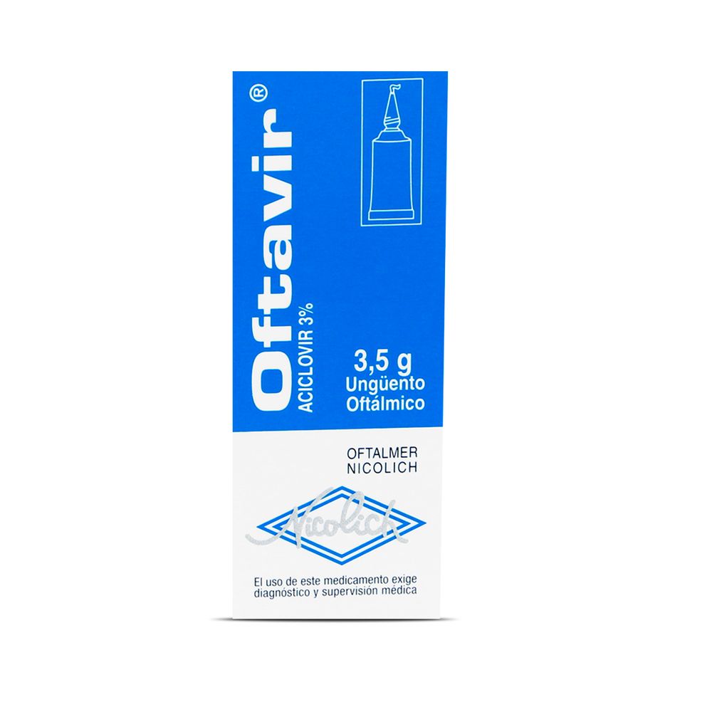 Oftavir - Aciclovir 3% Ungüento Oftálmico 3.5 gr