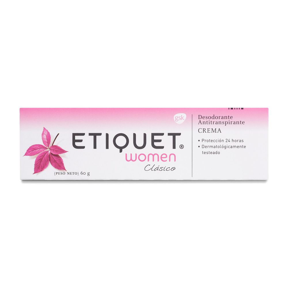 Etiquet Women - Desodorante Antitranspirante Crema - 60 gr Tubo