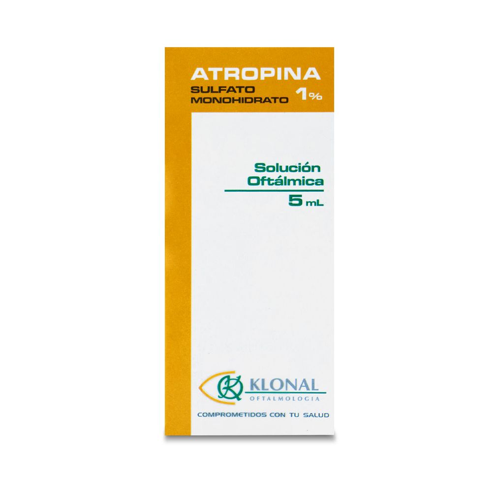 Product image of Atropina Sulfato Monohidratado 1% Solución Oftálmica 5 ml