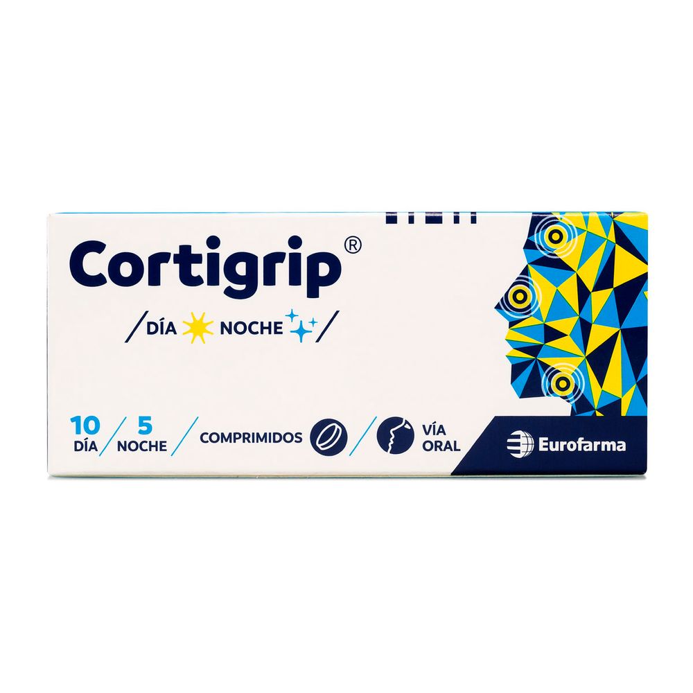 Cortigrip Día-Noche 10 / 5 Comprimidos