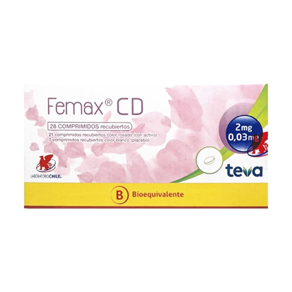 Femax CD 2/0.03 mg Comprimidos Recubiertos