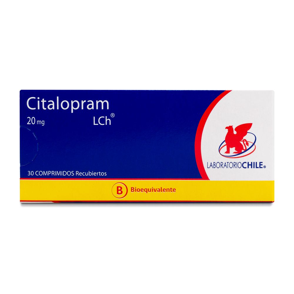 Citalopram 20 mg - 30 Comprimidos