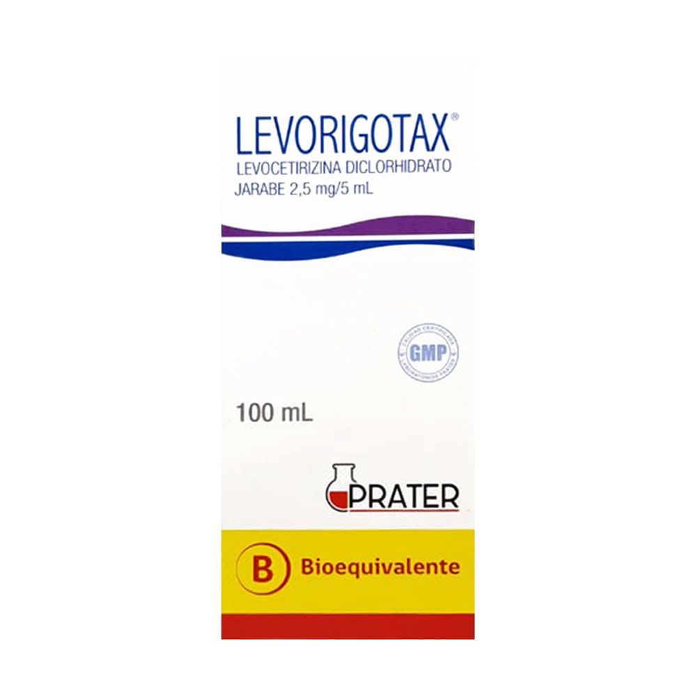 Levorigotax - Levocetirizina Diclorhidrato 2.5 mg / 5 ml - Jarabe 100 ml