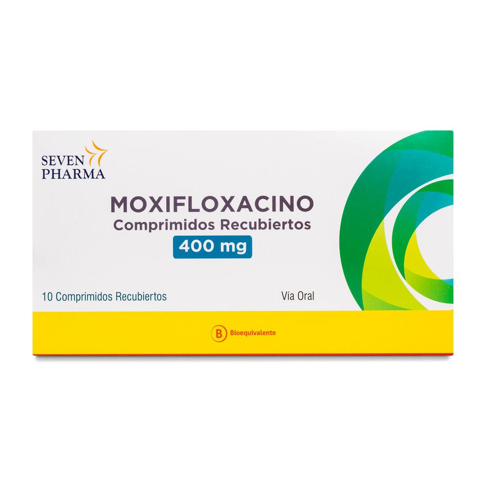 Moxifloxacino 400 mg 10 Comprimidos Rec