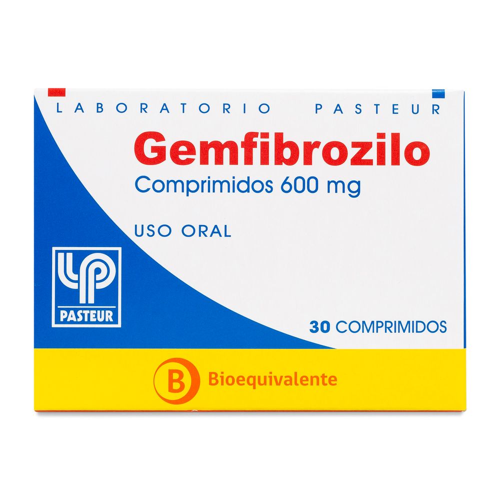 Product image of Gemfibrozilo 600 mg 30 Comprimidos