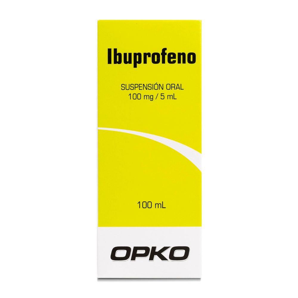 Product image of Ibuprofeno 100 mg / 5 ml Suspención Oral