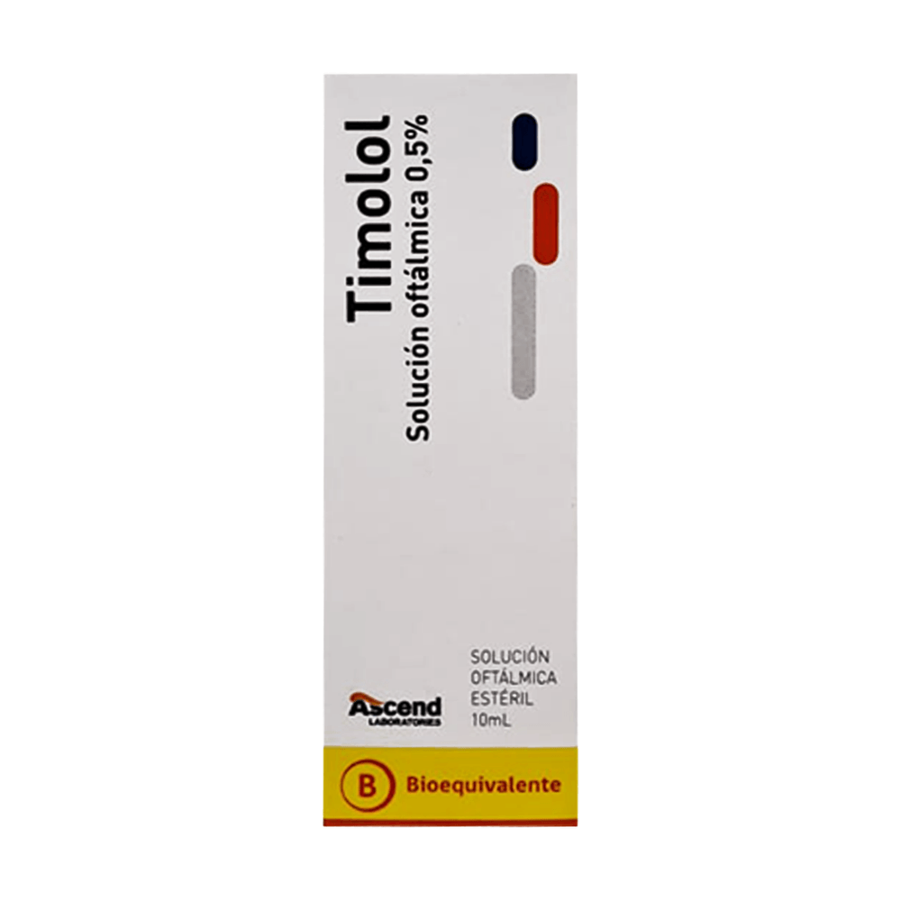 Product image of Timolol 0.5% Solución Oftálmica 10 ml