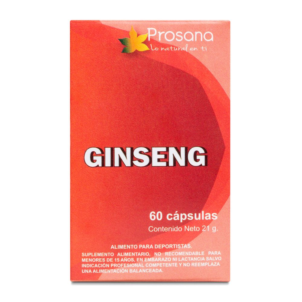 Ginseng Blanco 250 mg - 60 Cápsulas