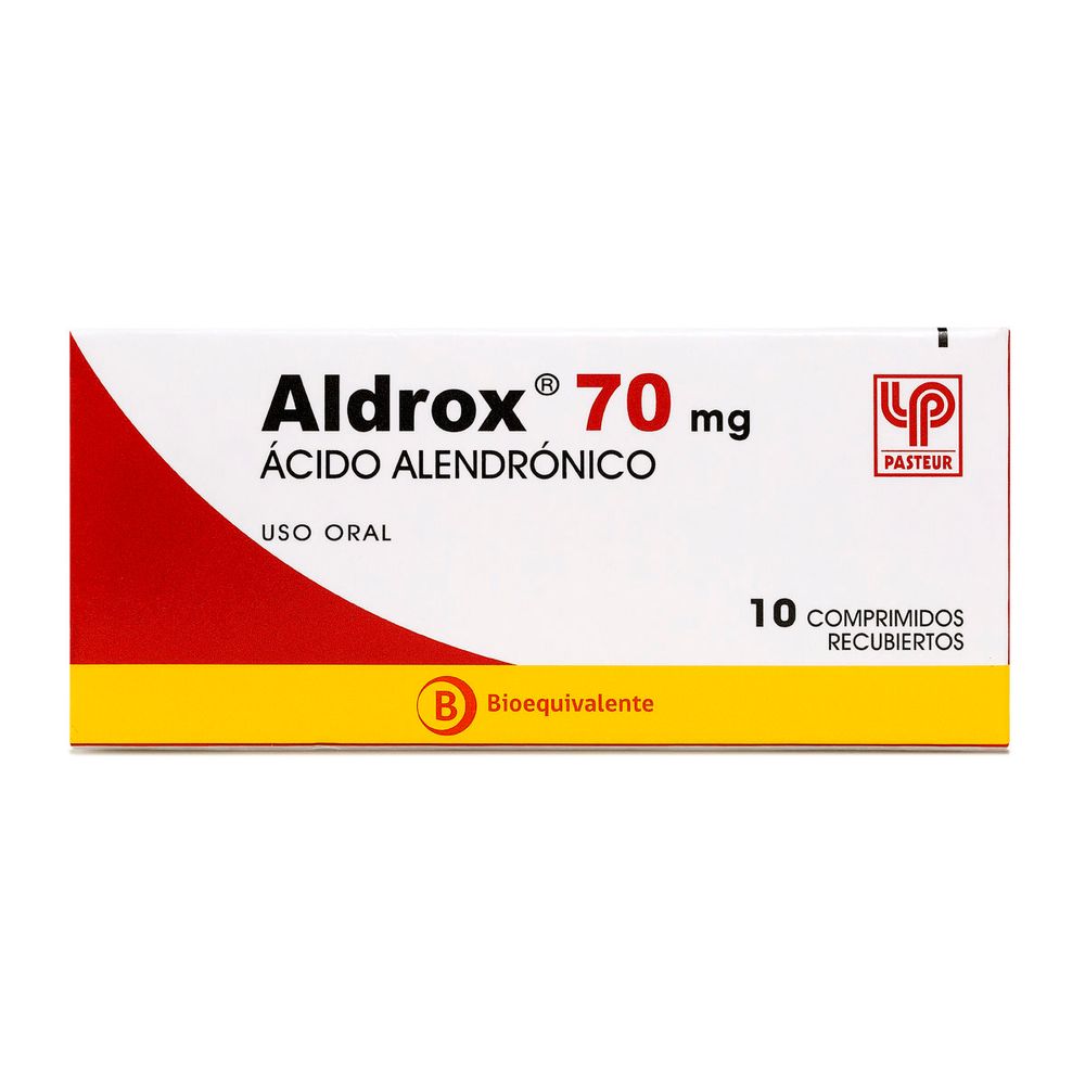 Aldrox - Alendronato 70 mg - 10 Comprimidos Recubiertos