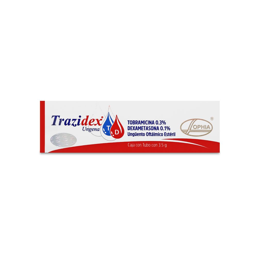 Product image of Trazidex - Tobramicina / Dexamet 0.3 / 0.1% ung oft