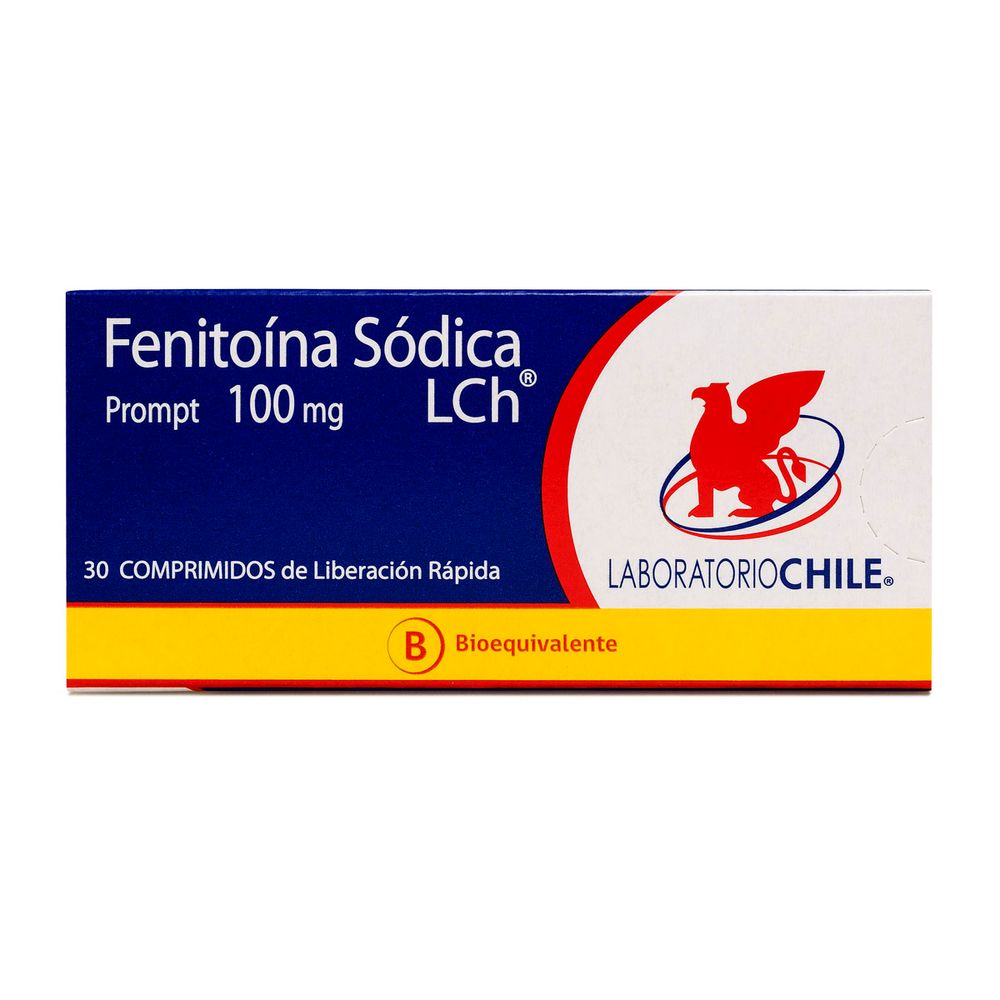 Product image of Fenitoína 100 mg 30 Comprimidos LP