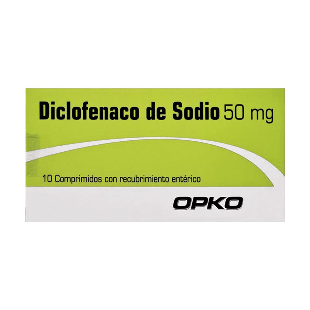 Diclofenaco De Sodio 50 mg Comprimidos Recubiertos