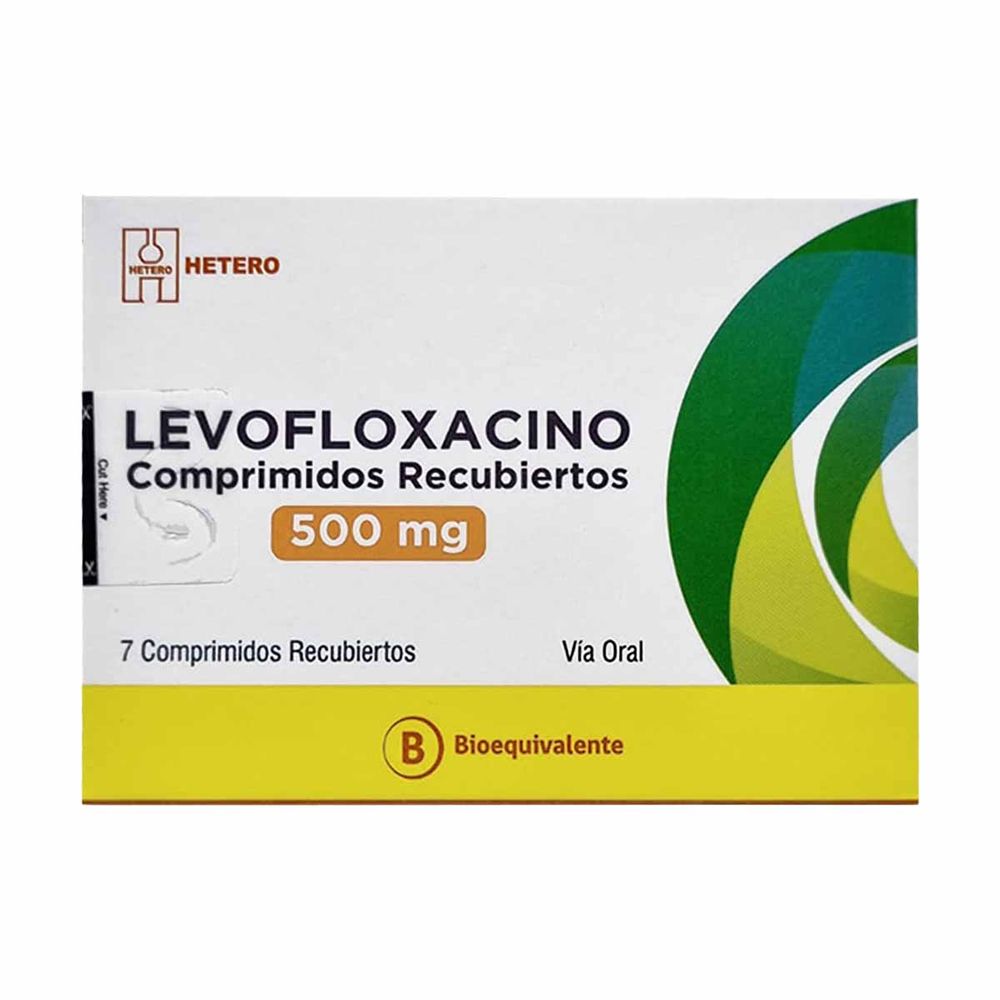 Product image of Levofloxacino - 500 mg - 7 Comprimidos Recubiertos