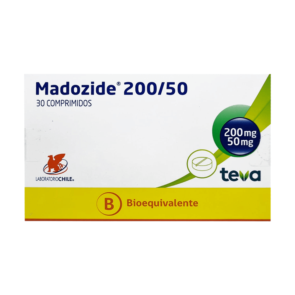 Product image of Madozide - Levodopa / Benserazida clorhidrato 200 mg / 50 mg - comprimidos