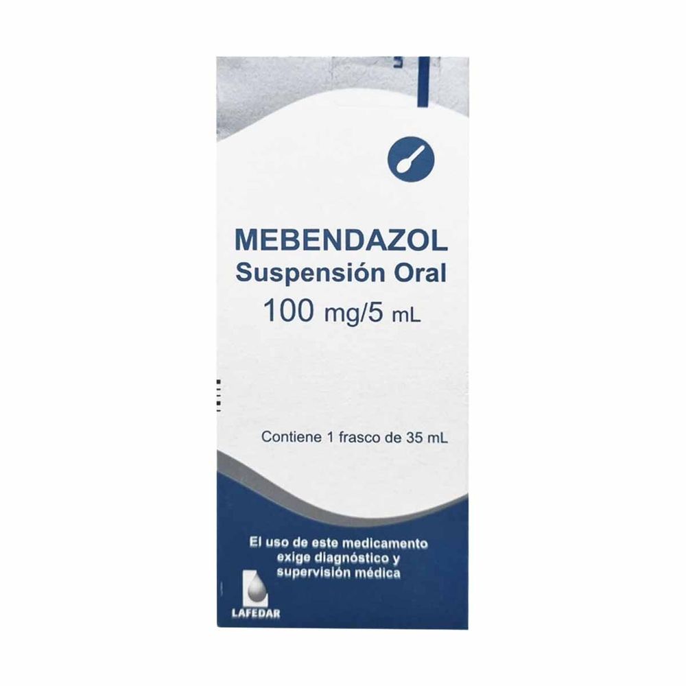 Product image of Mebendazol 100 mg / 5 ml - Solución 35 ml