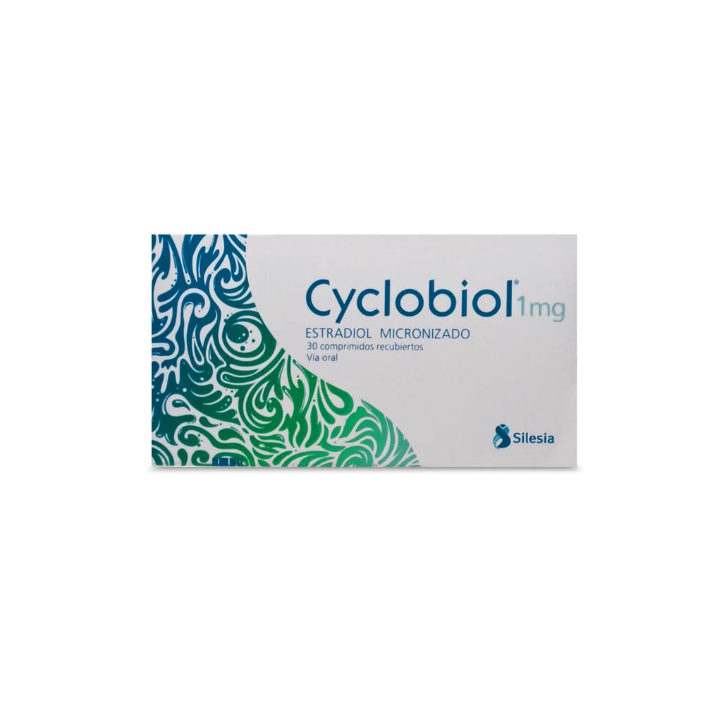 Cyclobiol - Estradiol Micronizado 1 mg 30 Comprimidos Rec