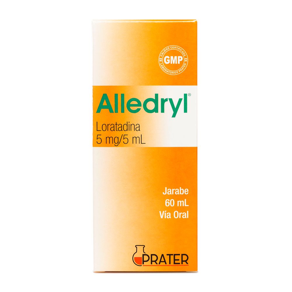 Alledryl - Loratadina 5 mg Jarabe 60 ml