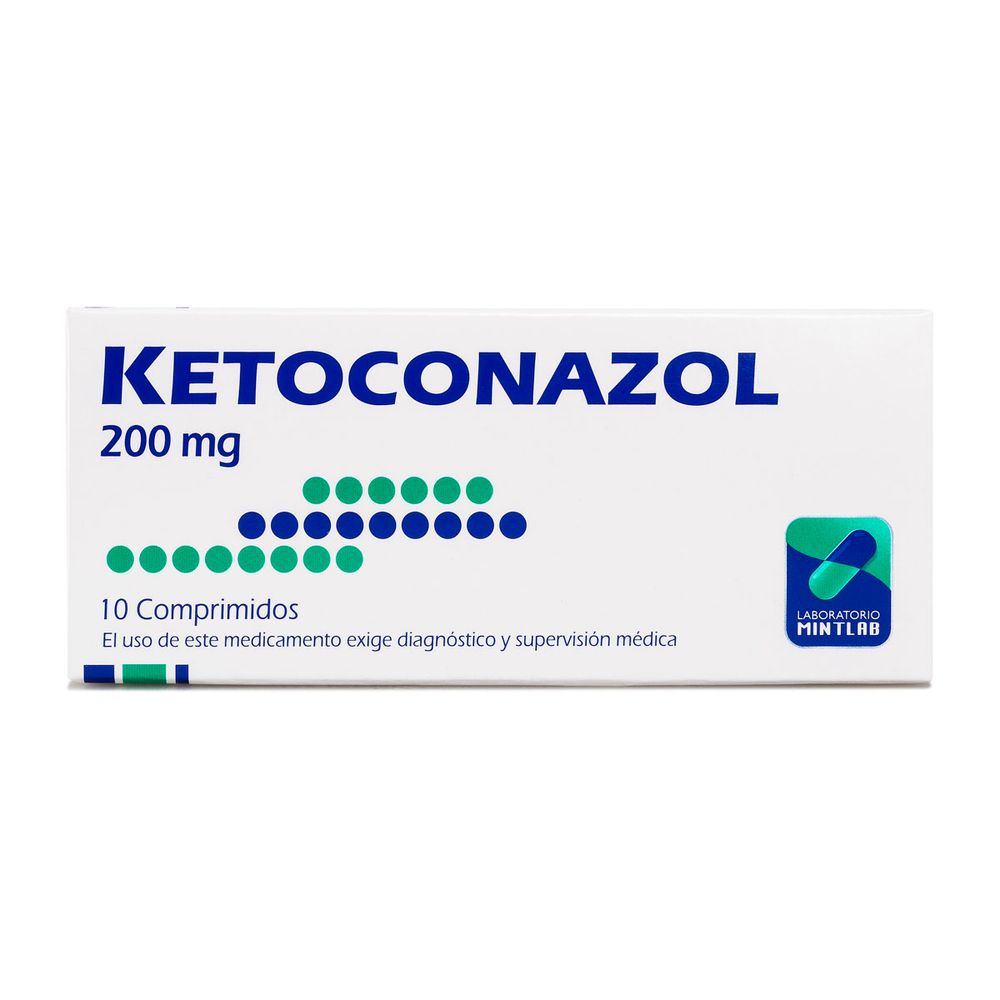 Ketoconazol 200 mg 10 Comprimidos