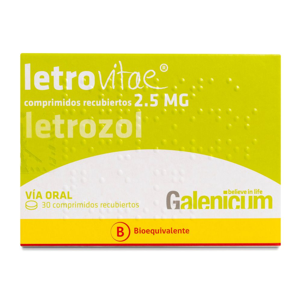 Letrovitae - Letrozol 2.5 mg Comprimidos