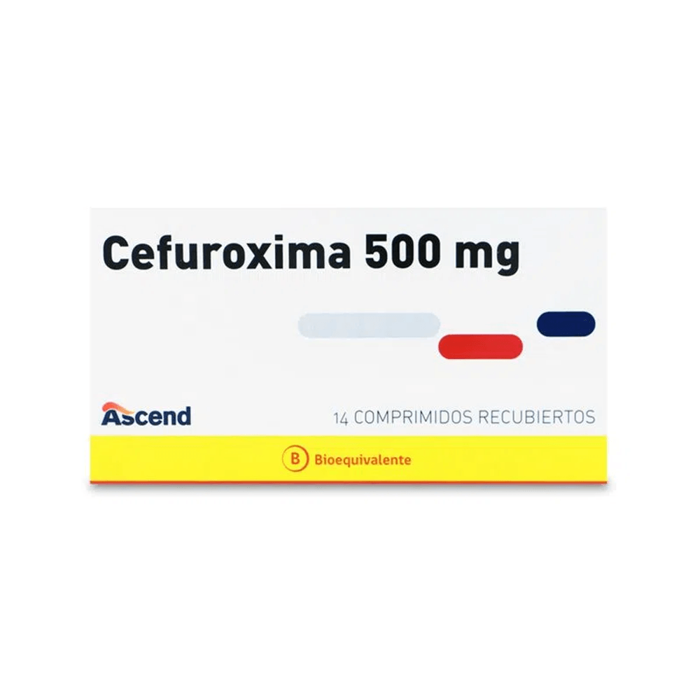 Cefuroximo - 500 mg 14 Comprimidos Rec