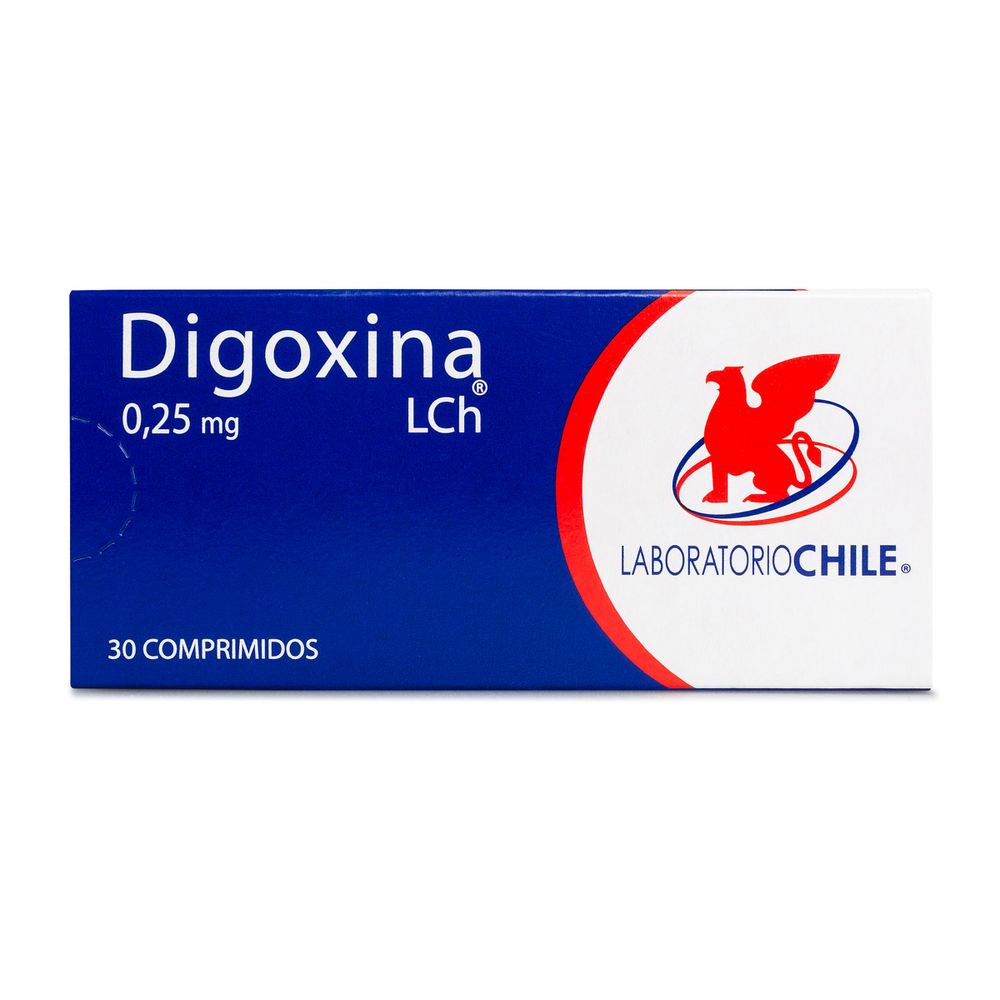 Digoxina 0.25 mg 30 Comprimidos