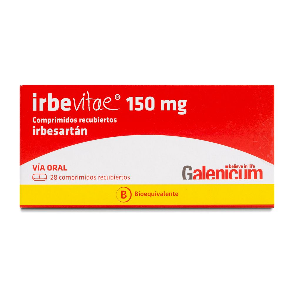 Irbevitae - Irbesartán 150 mg 28 Comprimidos