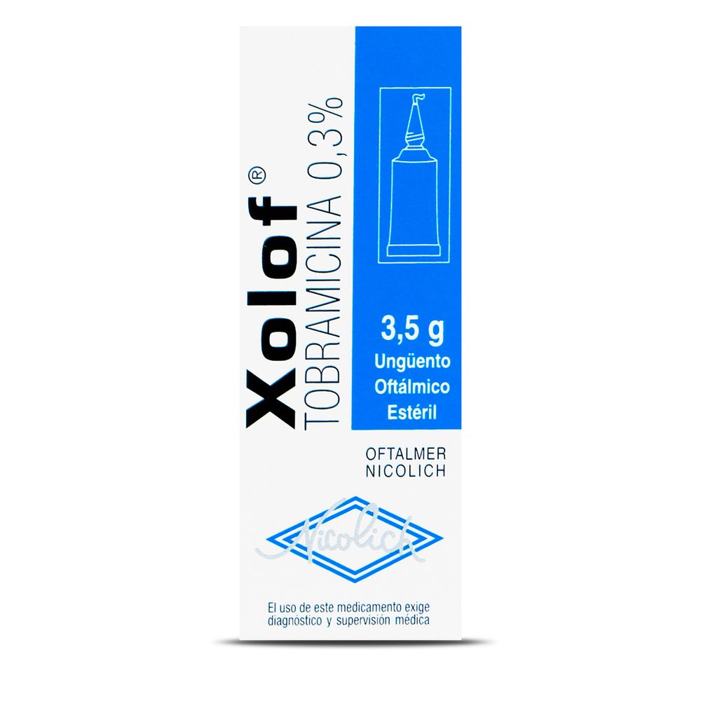 Xolof - Tobramicina 0.3% Ungüento Oftálmico 3.5 gr