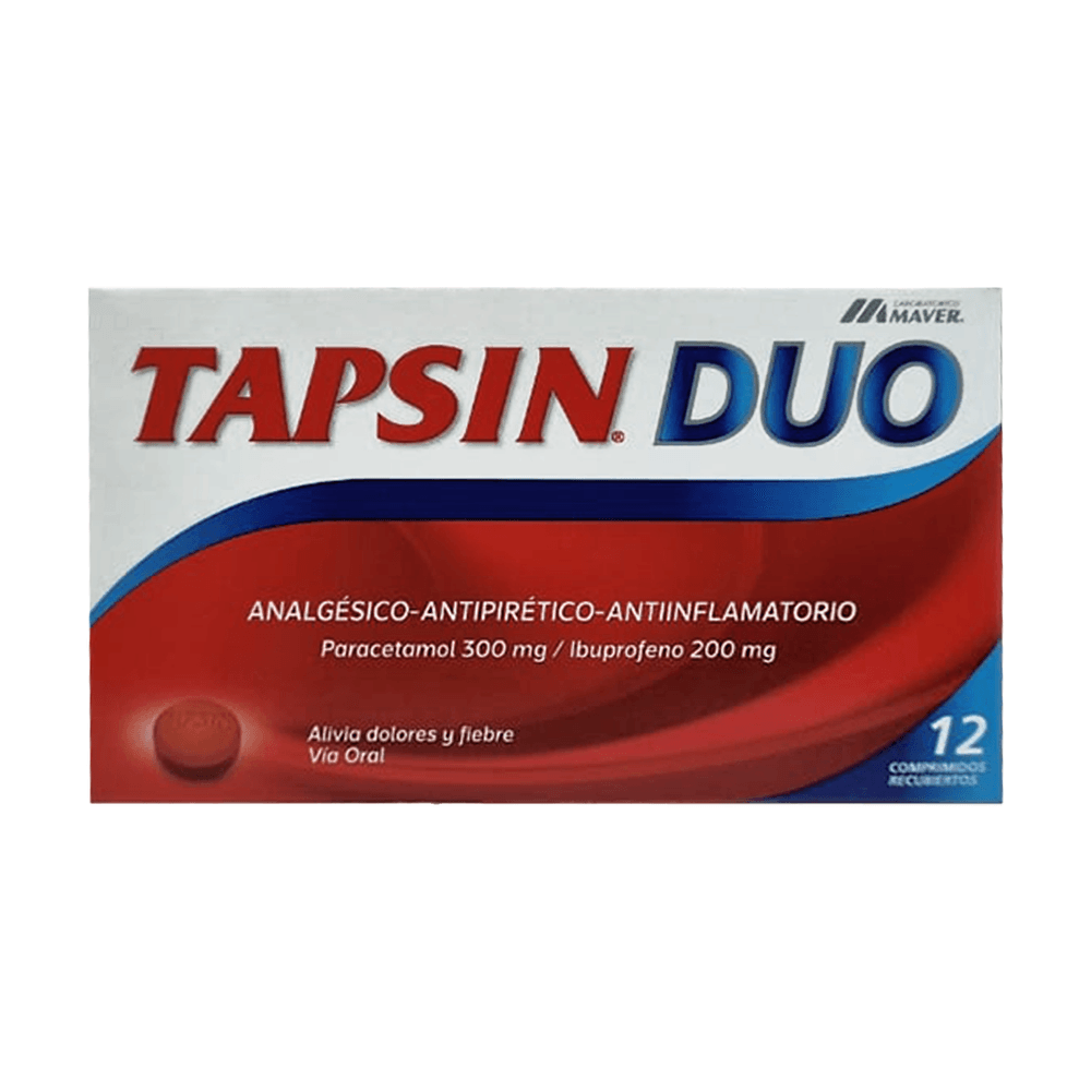 Tapsin Duo - Paracetamol 300 mg / Ibuprofeno 200 mg Comprimidos