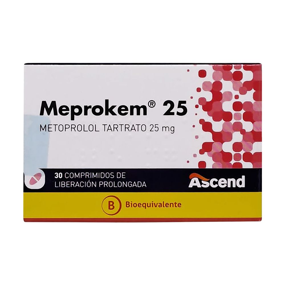 Metoprolol 25 mg 30 Comp Rec Lp