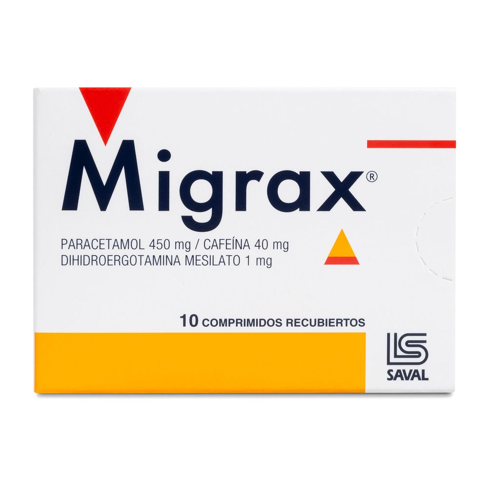 Migrax - 10 Comprimidos Recubientos