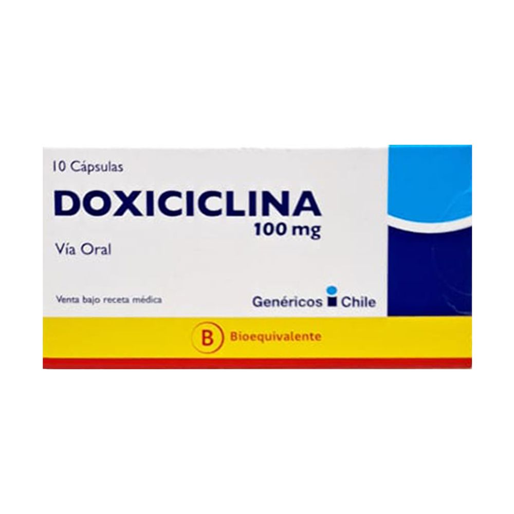 Doxiciclina 100 mg 10 Cápsulas