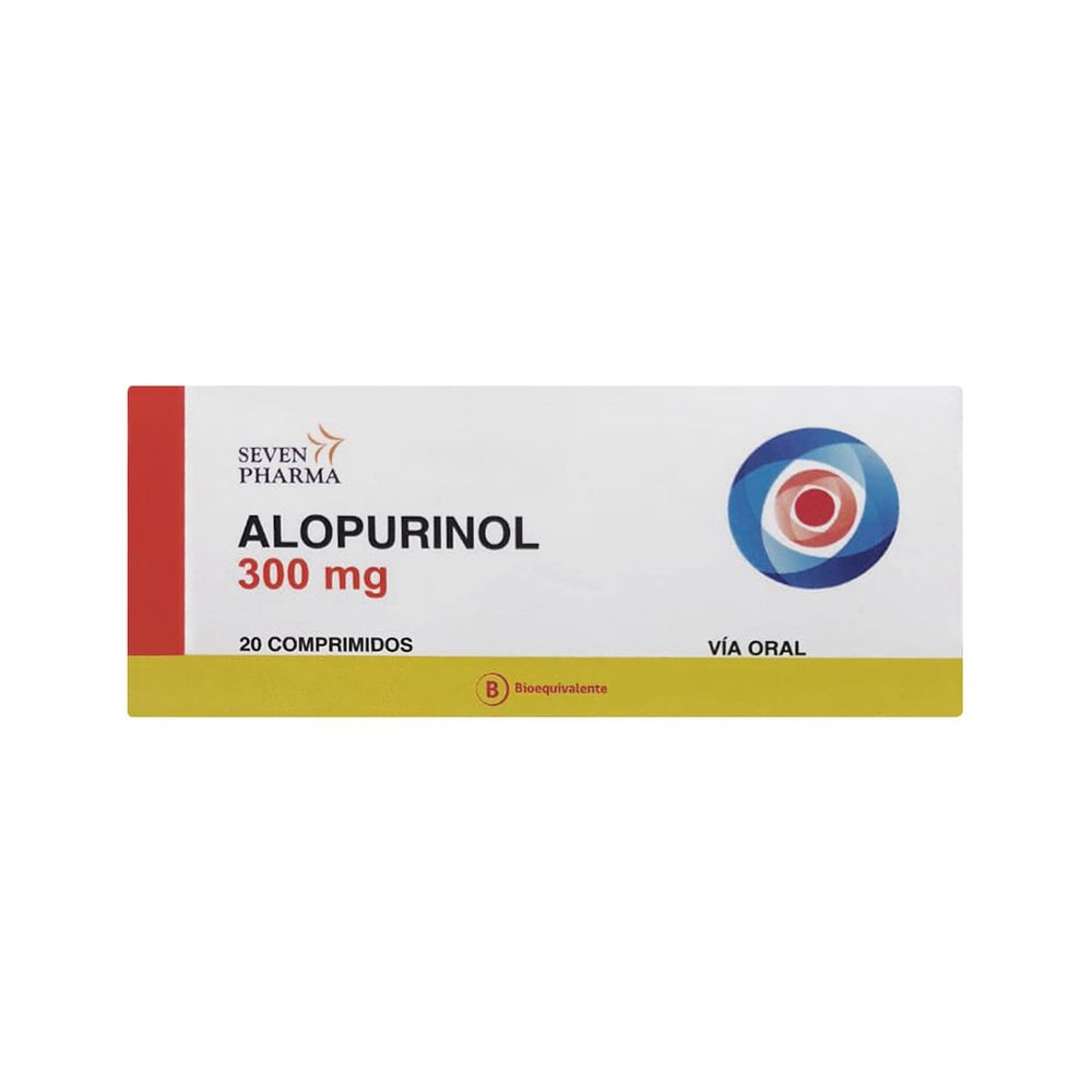 Alopurinol 300 mg 20 Comprimidos