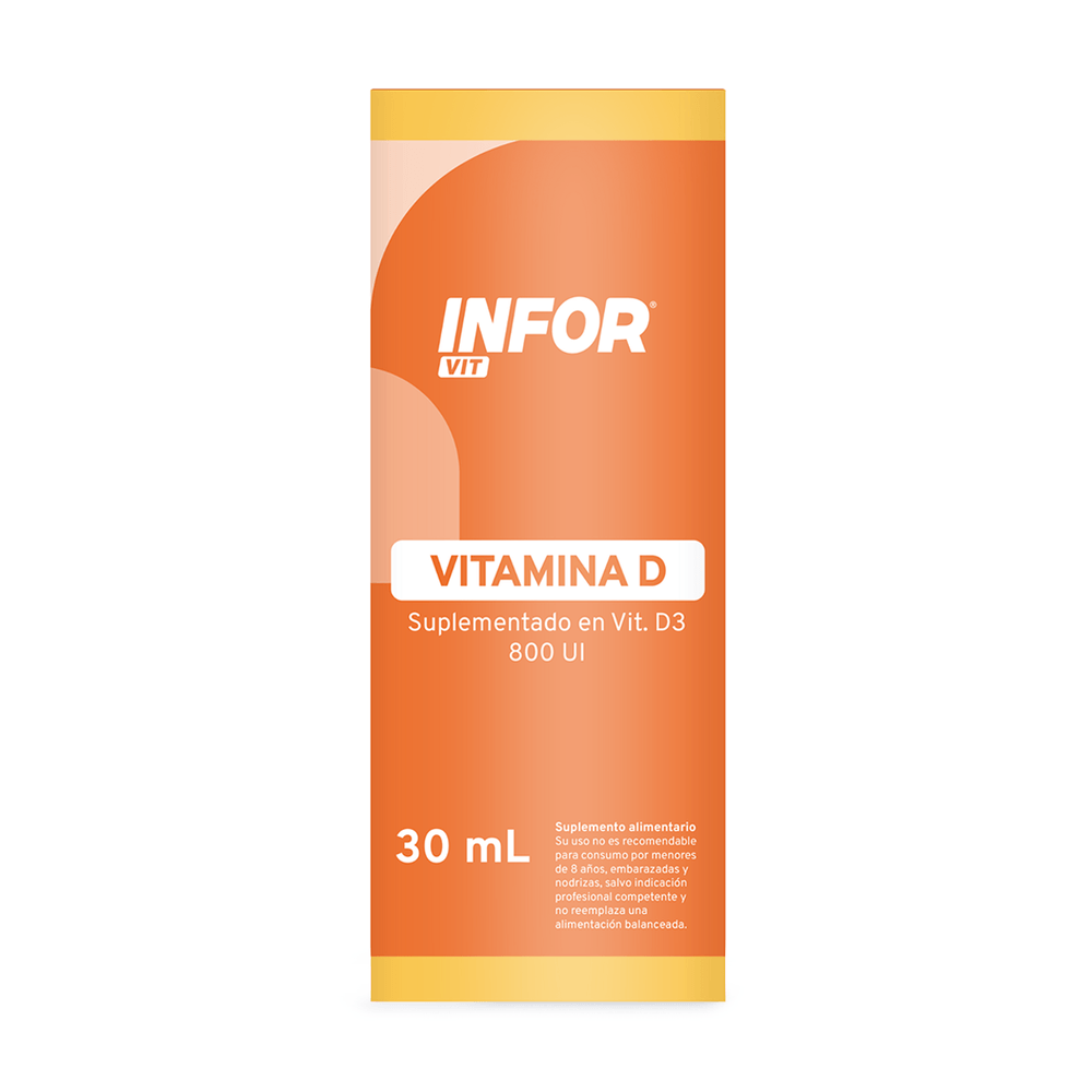 Product image of Infor Vit - Vitamina D3 (Colecalciferol) 800Ui / 4 Gotas 30 ml