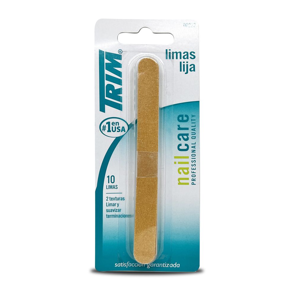 Trim - Lima Lija Para Uñas 10 Piezas