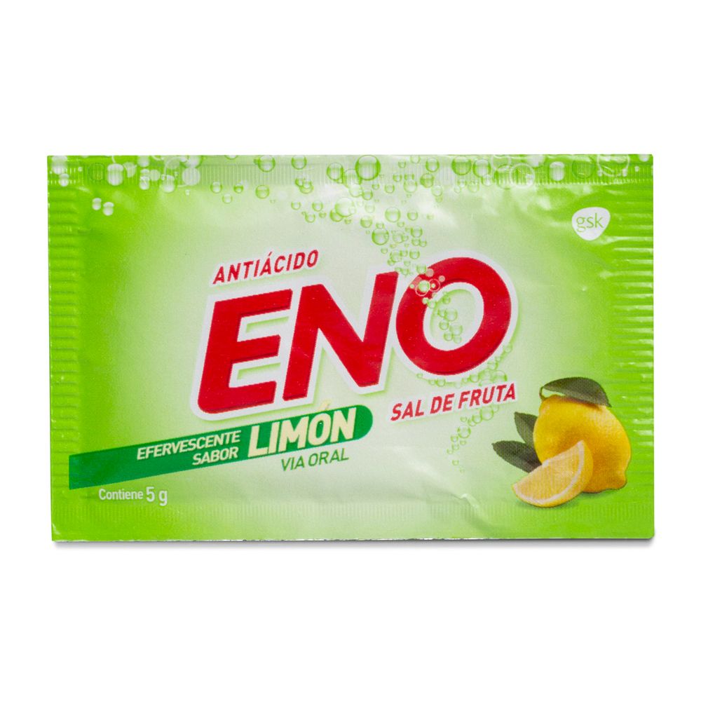 Eno - Sal De Frutas 5 gr Sabor Limón 1 Sobre