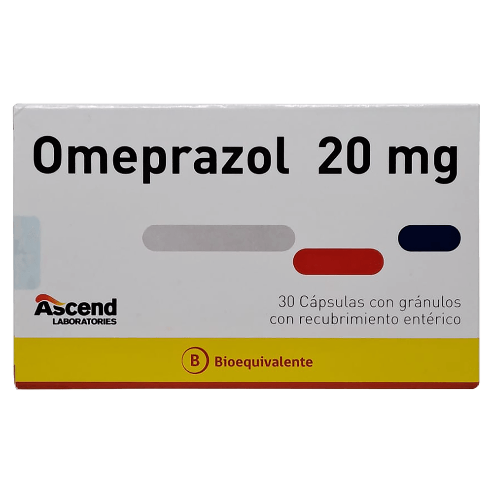 Omeprazol 20 mg 30 Cápsulas