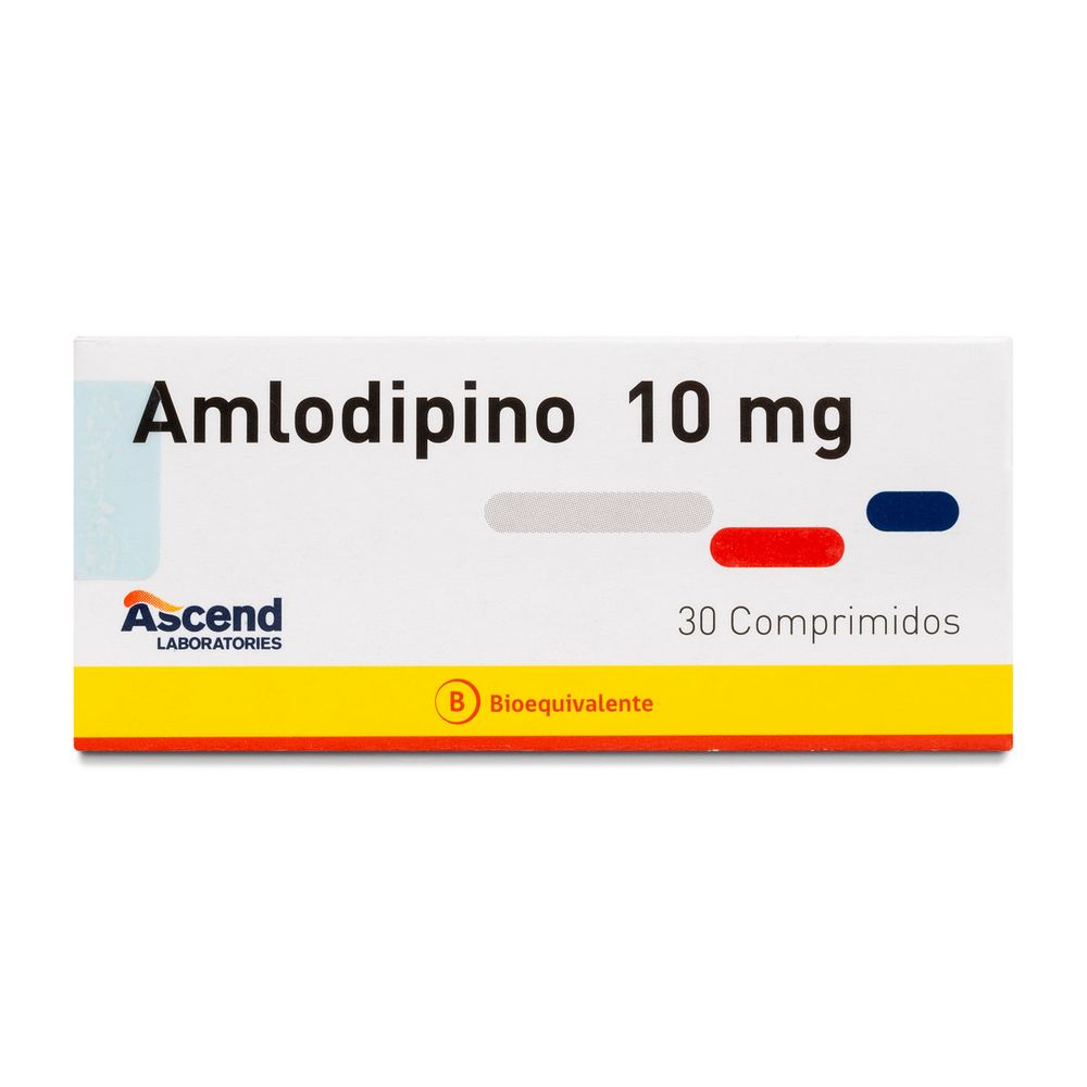 Amlodipino 10 mg 30 Comprimidos