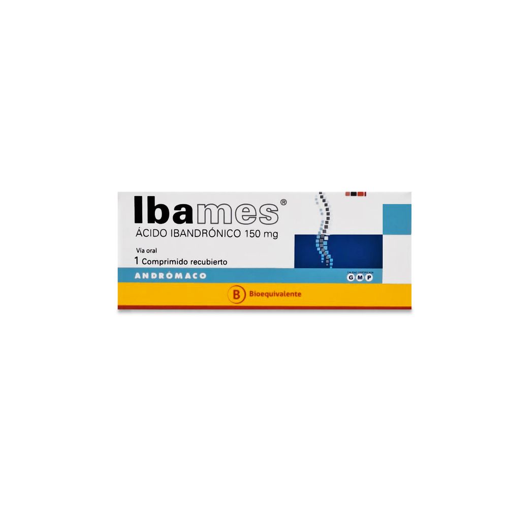 Ibames - Ácido Ibandrónico 150 mg - 1 comprimido recubierto