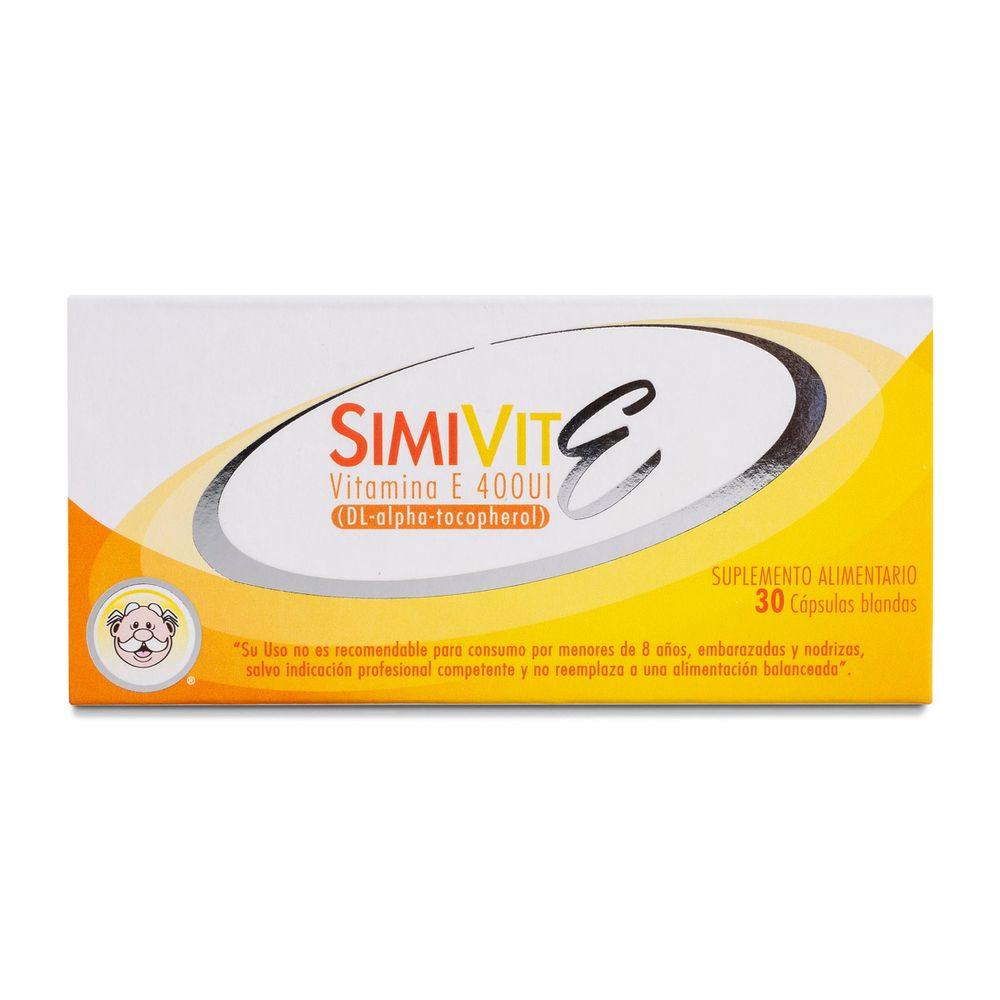 Simivit E - Vitamina E 400 UI 30 Cápsulas