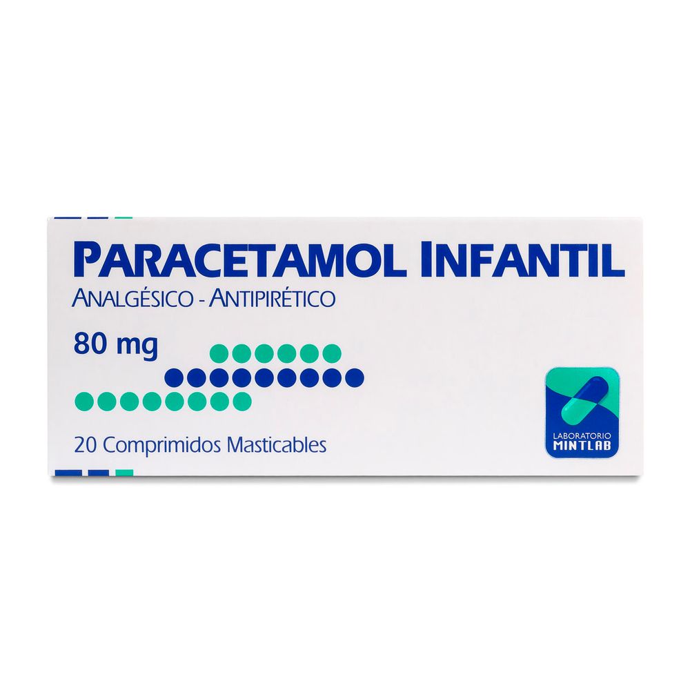 Paracetamol 80 mg 20 Comp Mast Inf