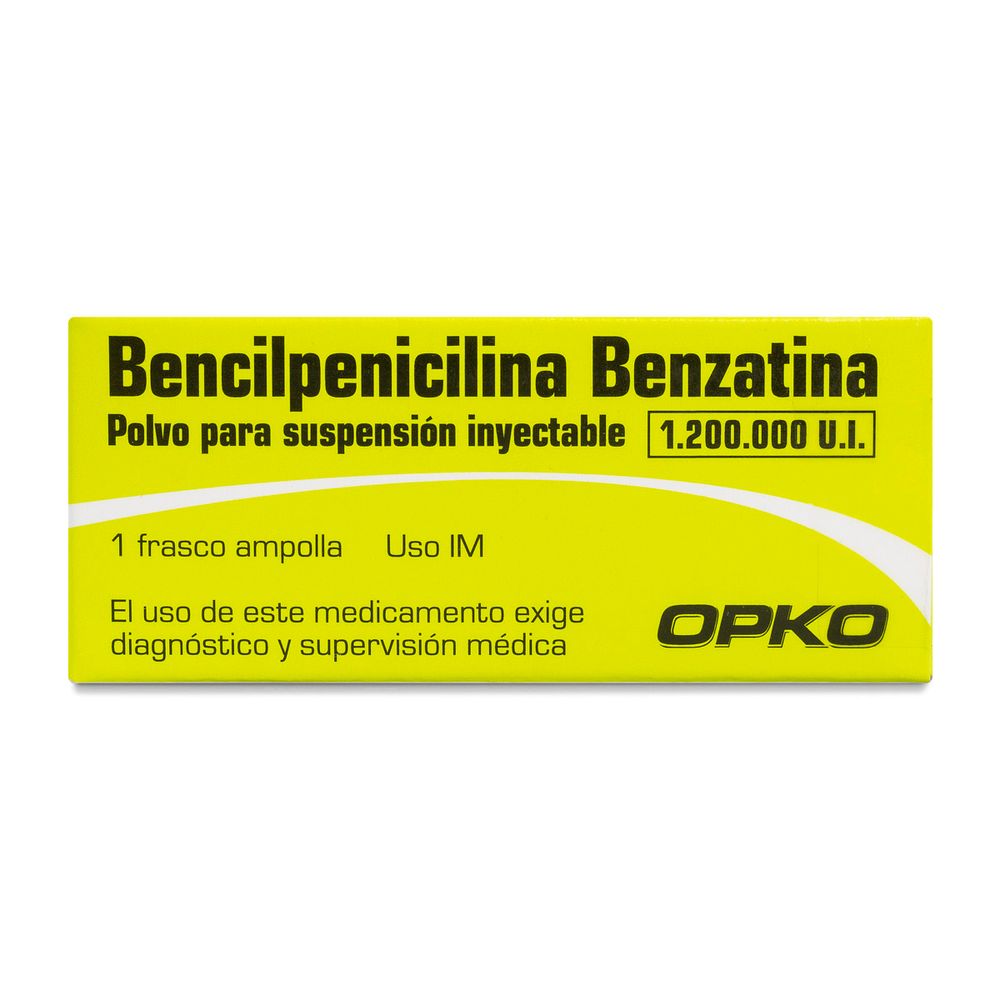 Bencilpenicilina Benzatina 1.200.000 UI Polvo Suspensión Inyectable