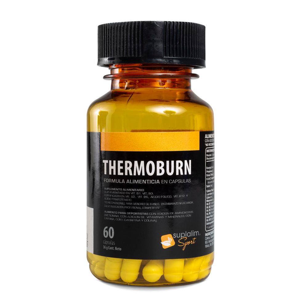 Product image of Thermo Burn - Guaraná / L Carnitina / Colina / Inositol - 60 Cápsulas